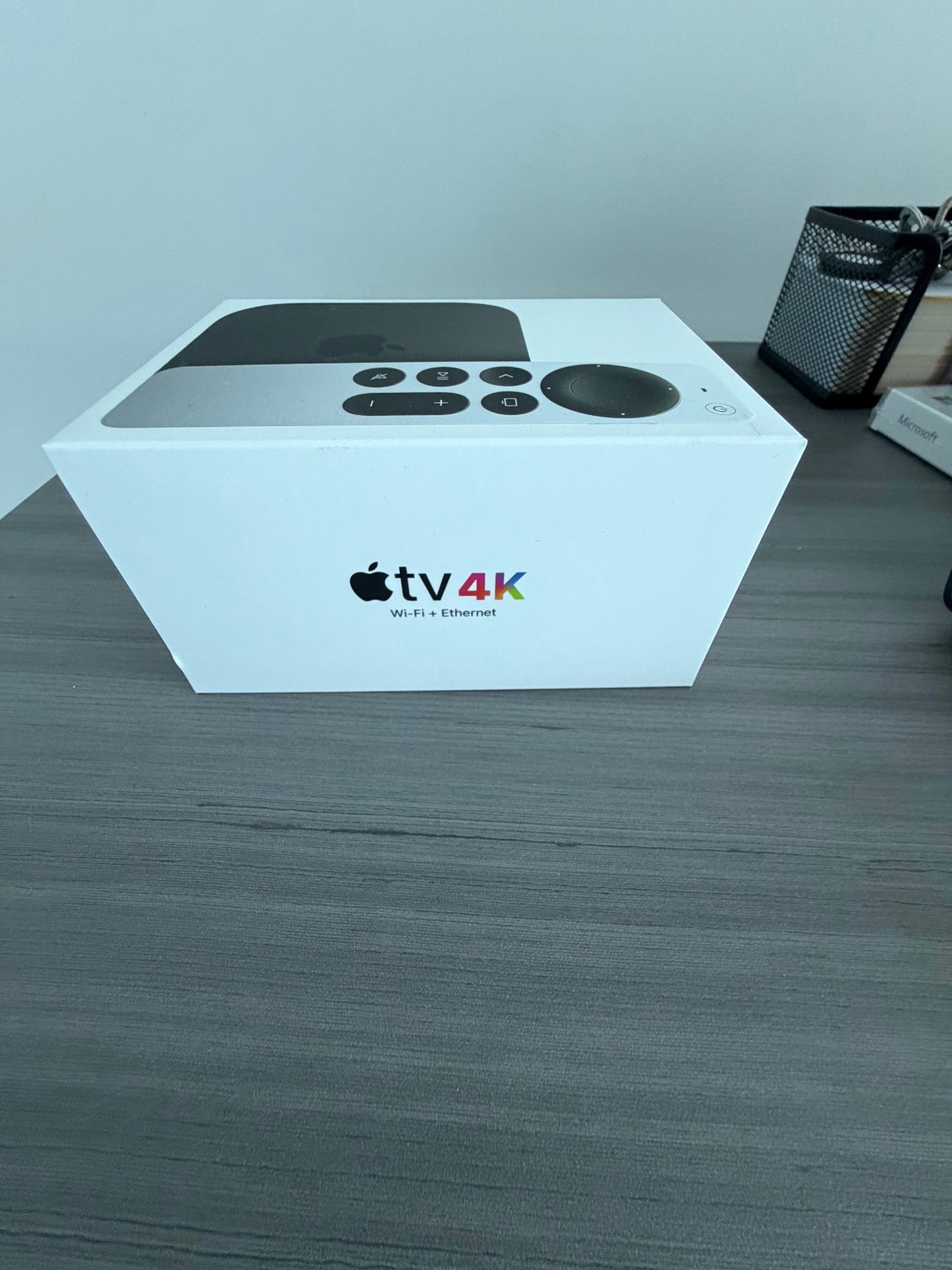 Empty Box ONLY Apple TV 4K Wi-Fi + Ethernet 128GB Genuine