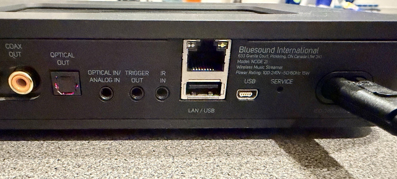 Bluesound NODE 2i Hi-Res Music Streamer – Excellent Condition-Tested-Fast Ship