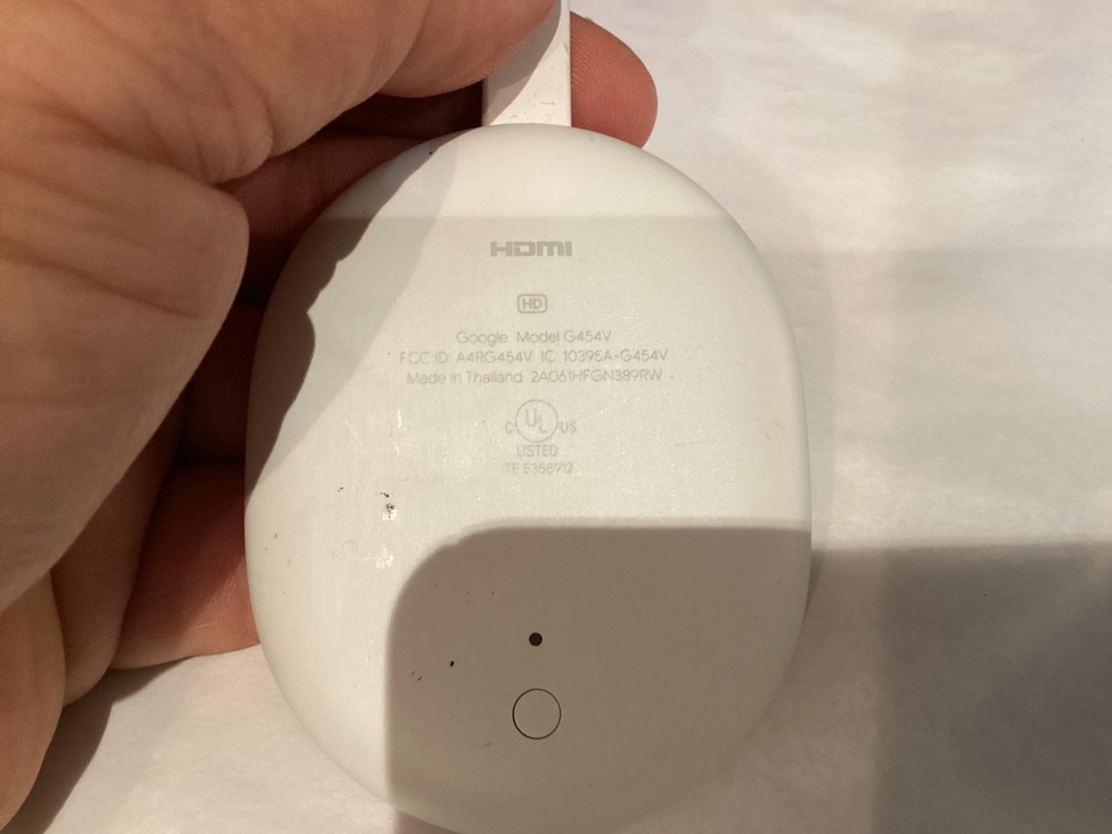 AUTHENTIC GOOGLE MODEL G454V CHROMECAST PLATER MUST SEE NO RESERVE WOW