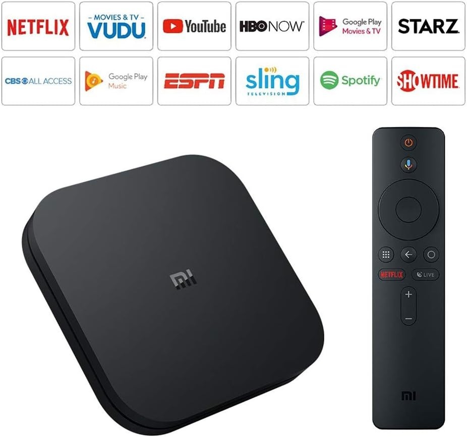 Xiaomi Mi Box S 4K Ultra HD Android TV Box Media Streamer Remote M19A HDMI Hub