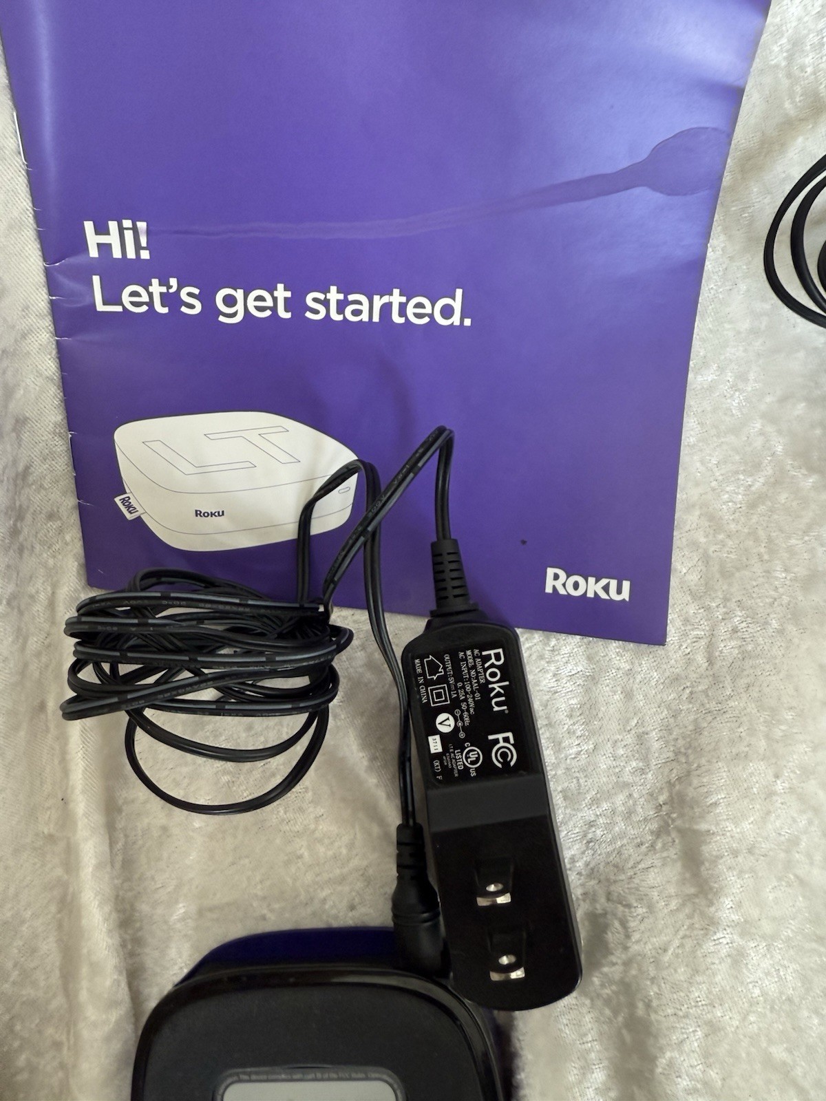 Roku LT (2nd Gen) Media Streamer 2400X NO REMOTE Purple – TESTED- 2 Counts