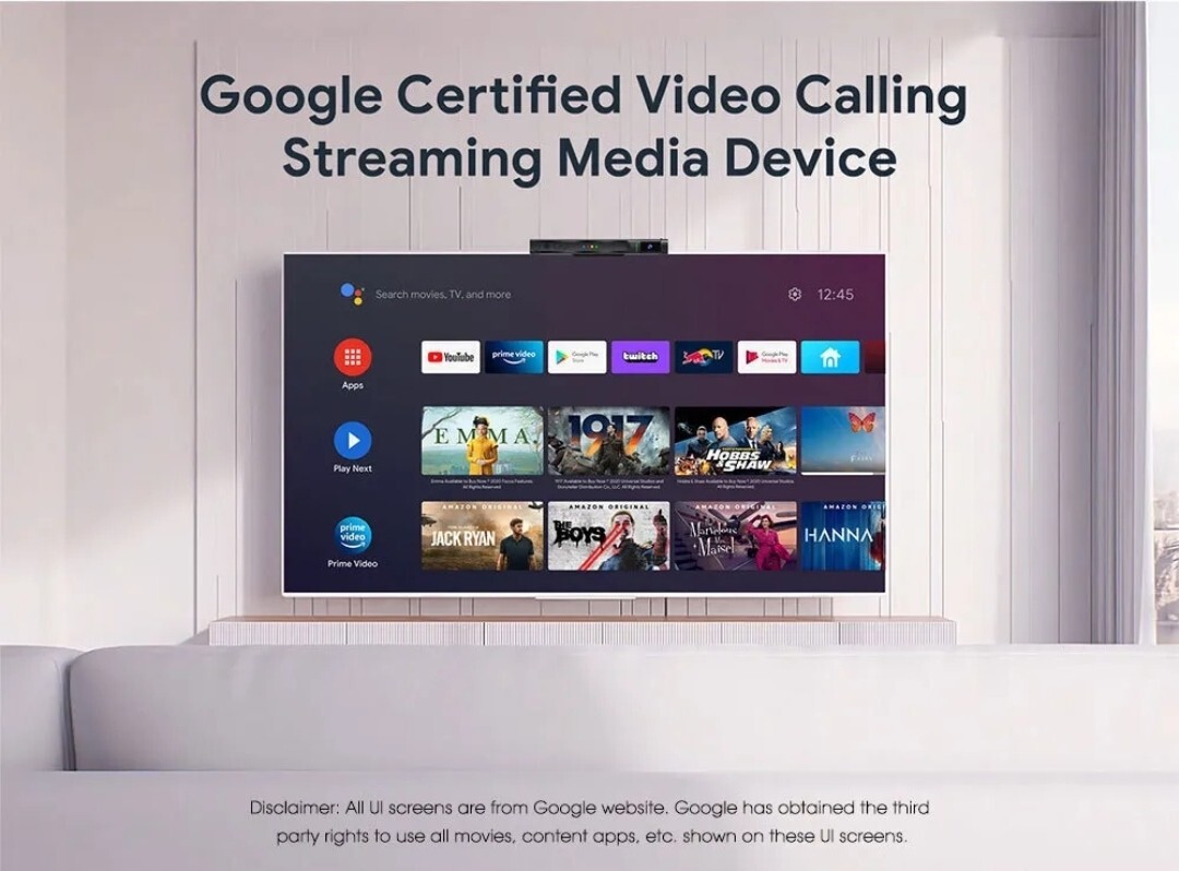 Mecool KA2 Android 10.0 TV Box With 1080P HD Camera S905X4 16GB Media Player