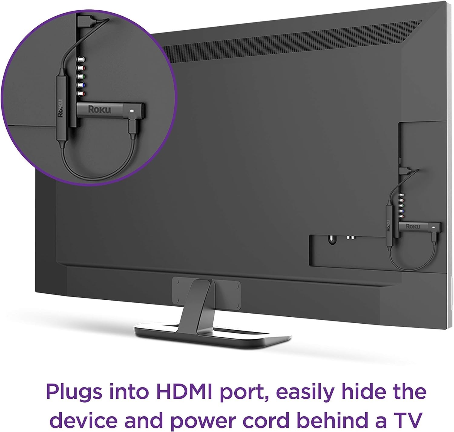 Roku Streaming Stick+ 4K/HDR Device, Voice Remote with TV Controls, 3810R