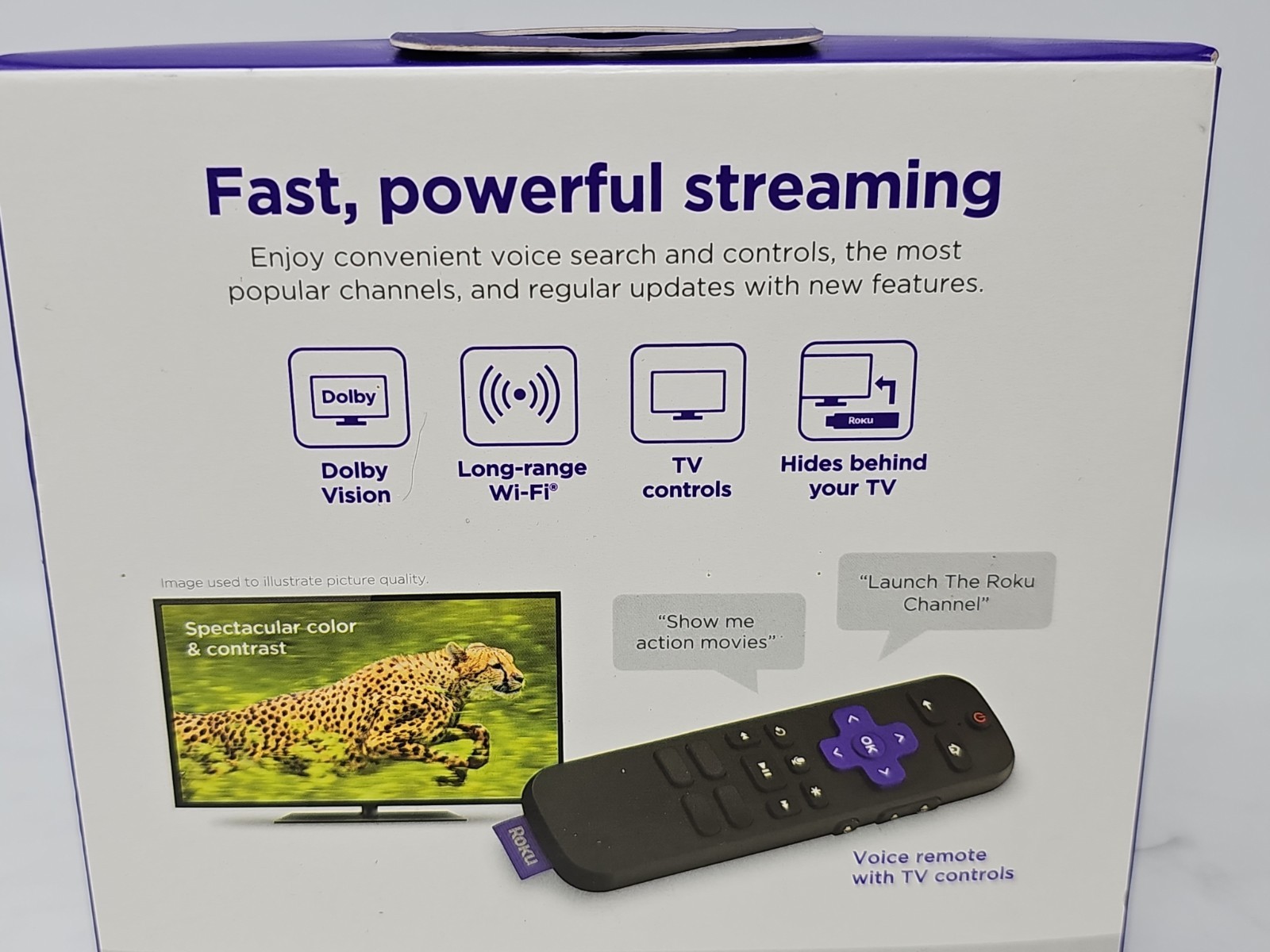 Roku Streaming Stick 4K – 3820R – HDR & Dolby Vision – Voice Remote – 4K UHD