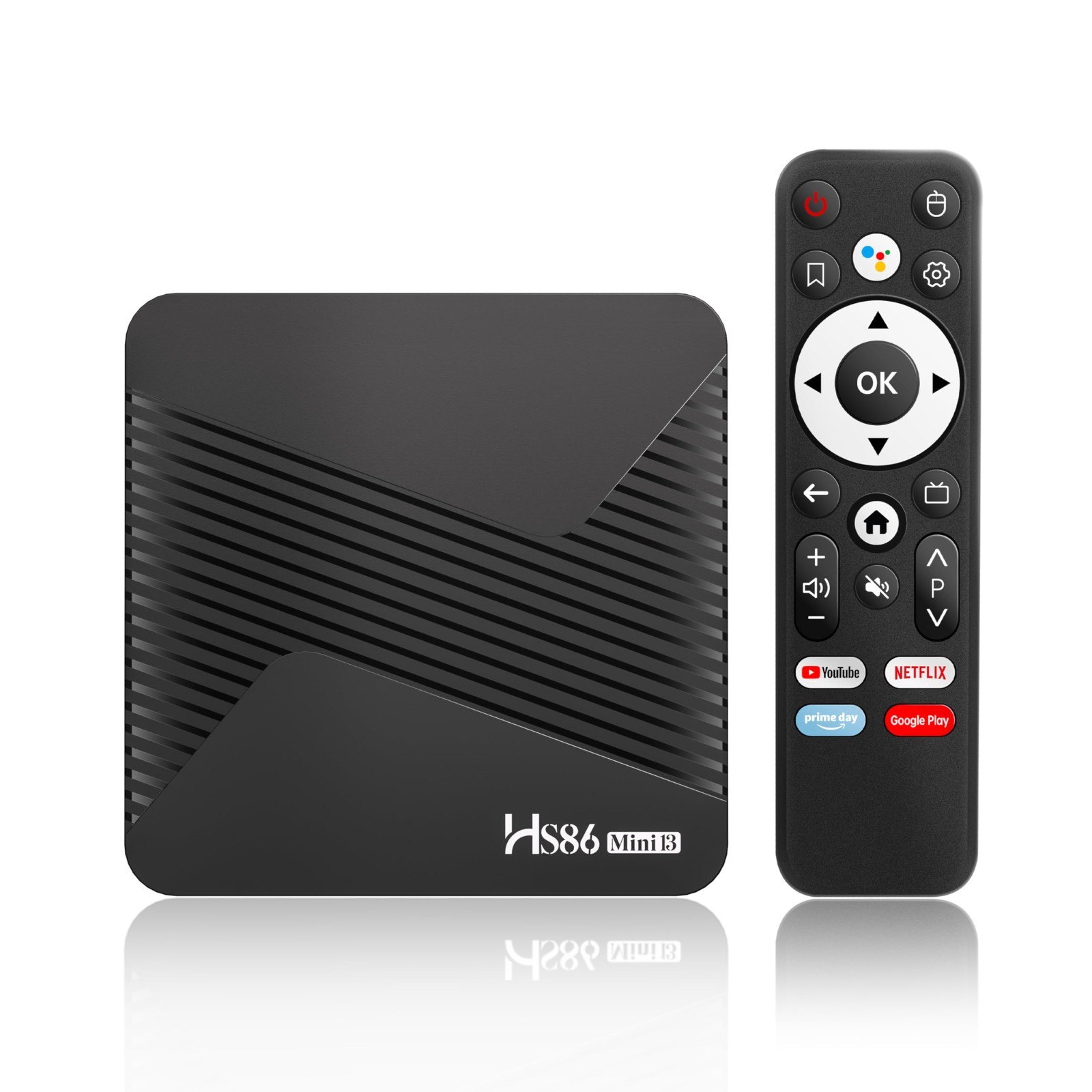 Android 14 TV Box 4K HD, Quad-Core RK3528A, 2GB RAM, 16GB ROM, WiFi6 & BT 5.0