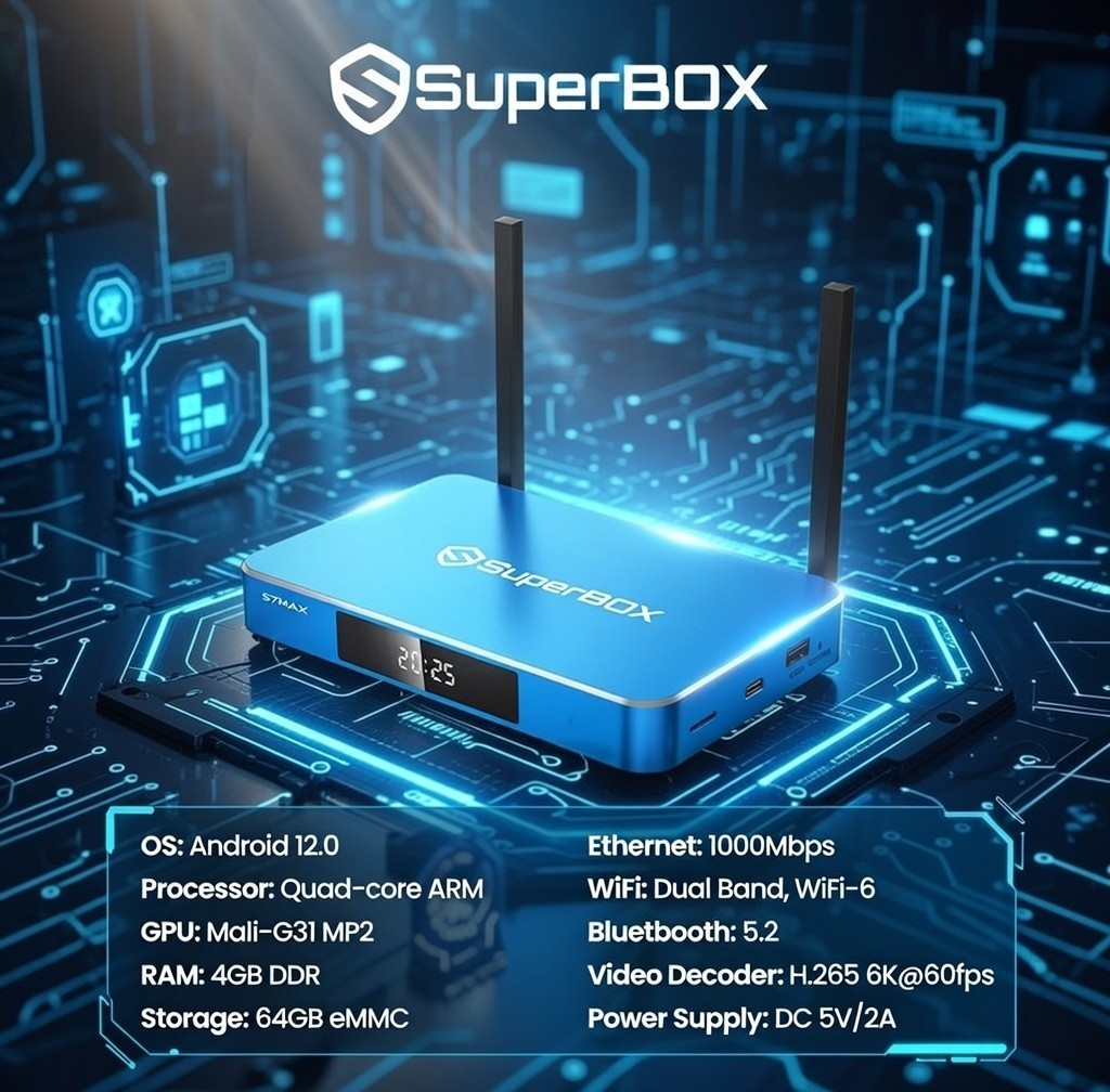 Superbox S7 Max – Fully Set Up and Ready to Use!