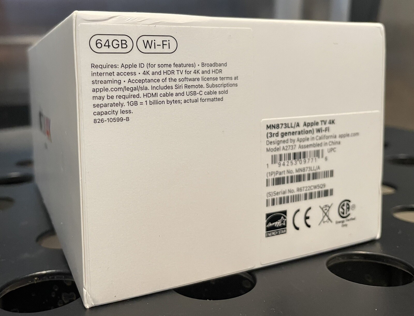 Apple TV 4K 64GB 3rd Generation (Empty Box Only)