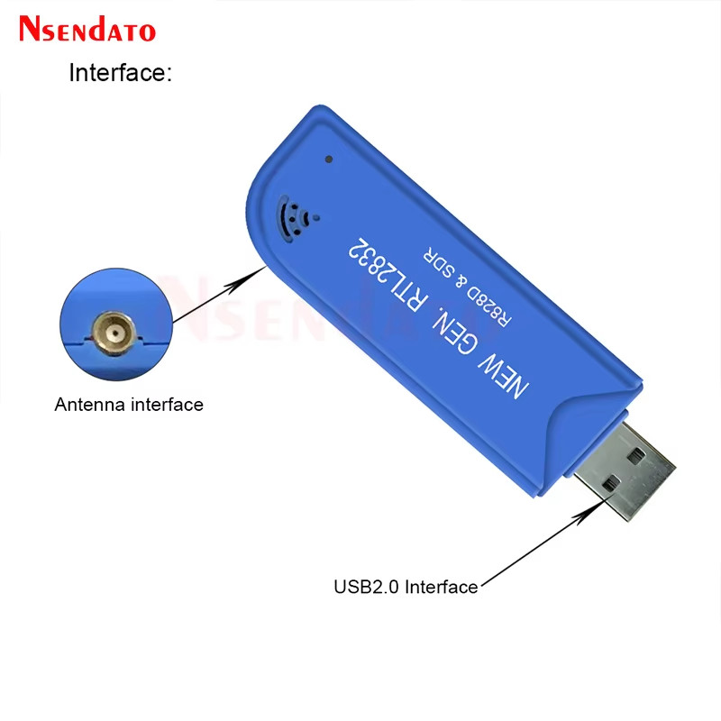 Digital USB 2.0 TV Stick Tuner RTL2832U R828D SDR RTL A300U 25MHz-1760MHz FM TV