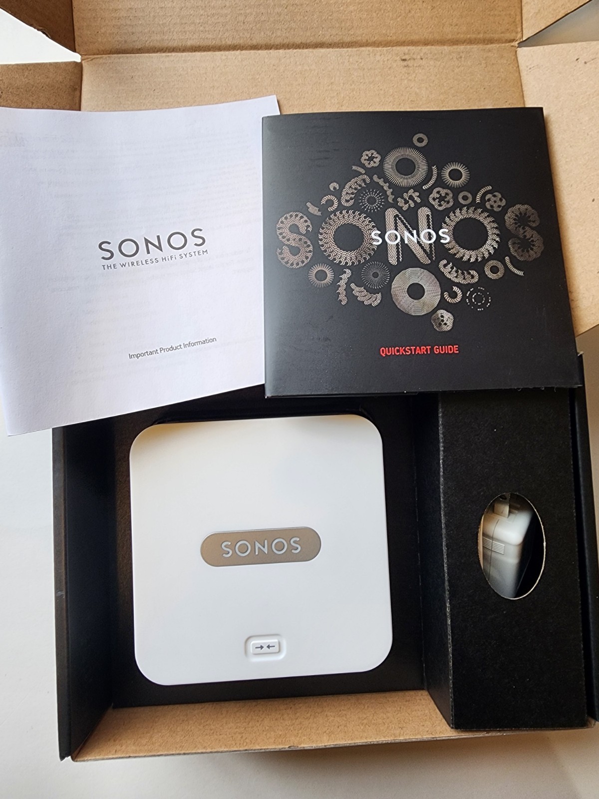 MINT Sonos Bridge Wireless HiFi System (sw V4.0) – White BRIDGUS1