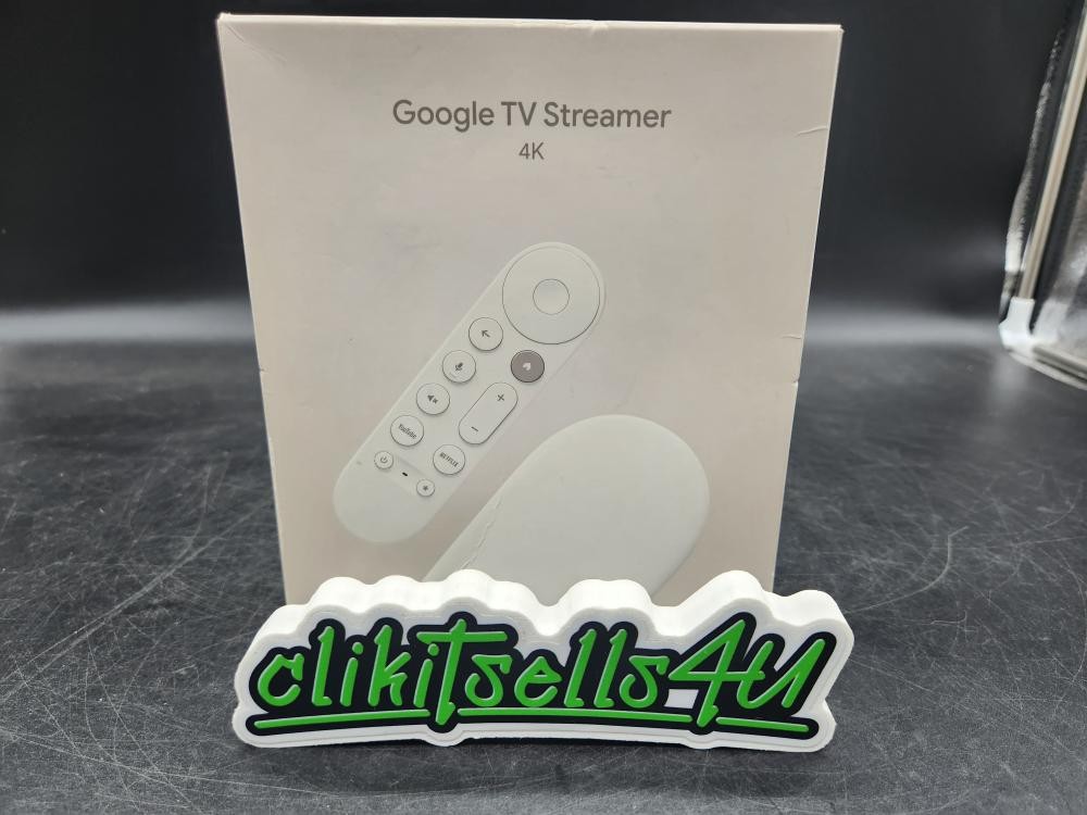 Google TV 32GB Streamer 4K w/ Voice Remote GRS6B Porcelain NIB CB072 (DRP024764)