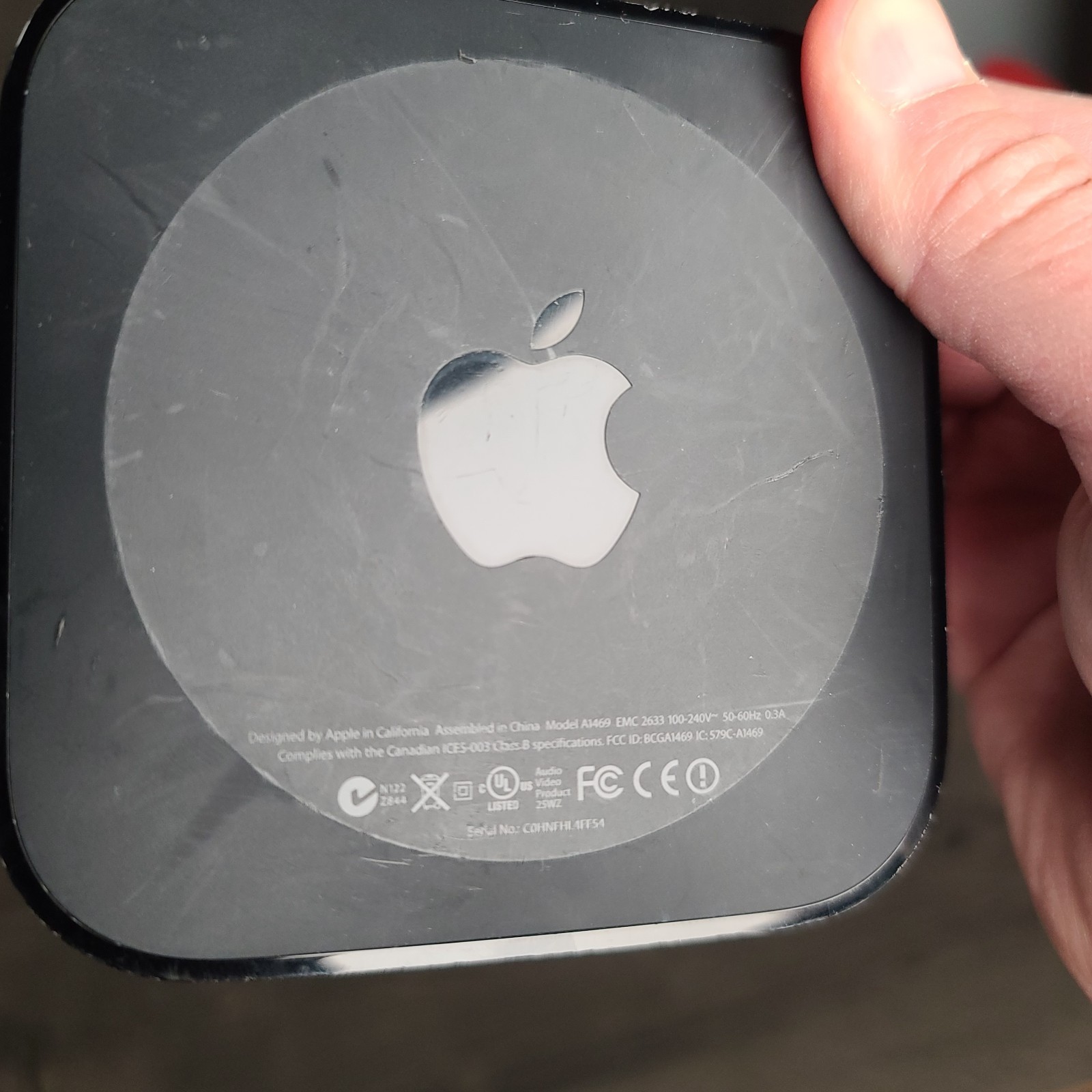 Apple TV 3rd Gen A1469 Streaming Box – HDMI Optical Audio – Tested & Working