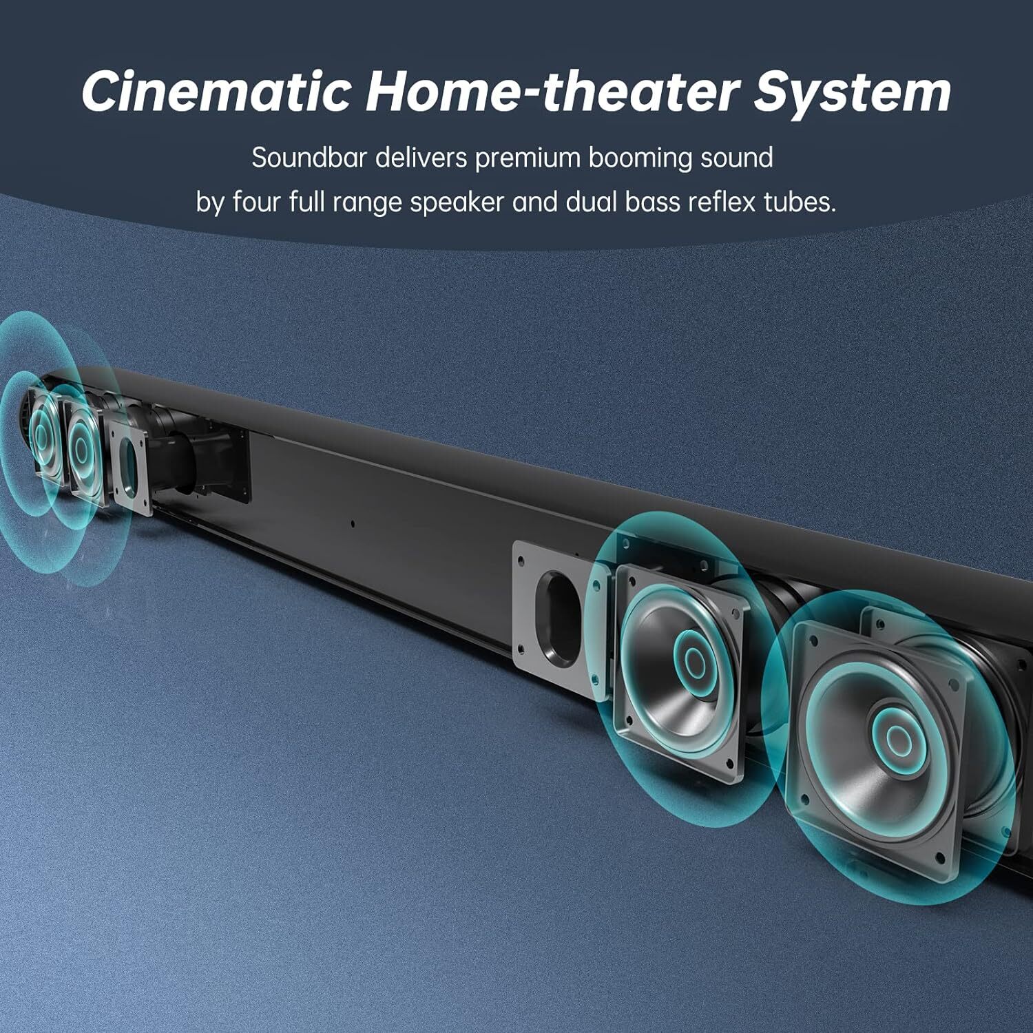 Superbox S5 Max 6k w Voice remote 80 Watt 33.5″ Sound Bar iN STOCK