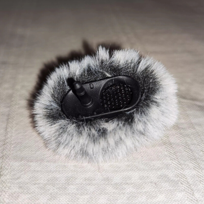 Original Windscreen Furry Cover for DJI Mic2 Microphone Wireless Transmitter