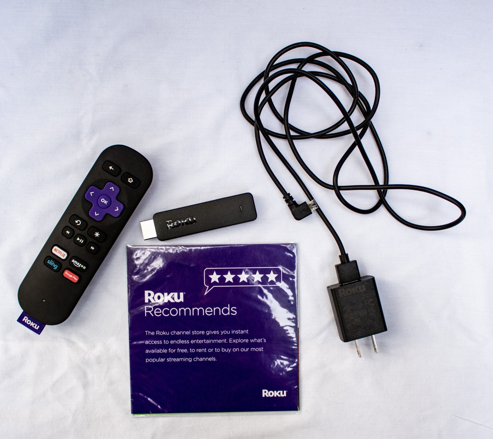 ROKU Streaming Stick 3600X Portable HD Streaming, Quad-Core Dual-Band Wi-Fi
