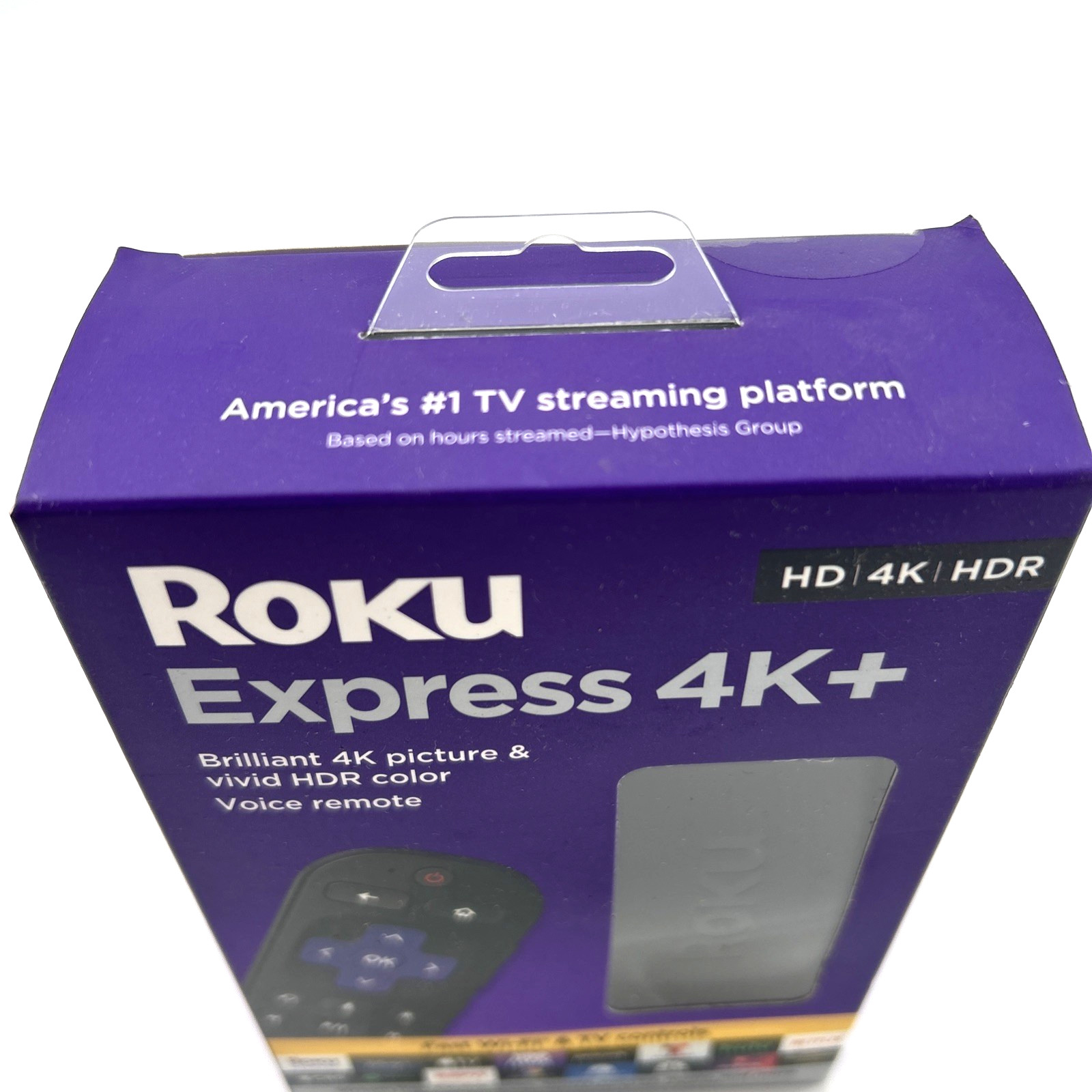Roku Express 4K+ -HD/4K/HDR- Voice Remote & Streaming Dongle New & Sealed
