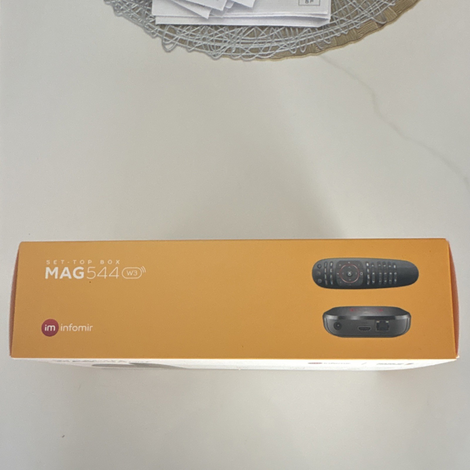 Infomir MAG544W3 4K Set-Top Box Media Streamer Linux OS Wi-Fi 4GB Black