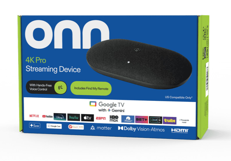 New 2026 onn 4K Pro Streaming Device Google TV w/ Gemini