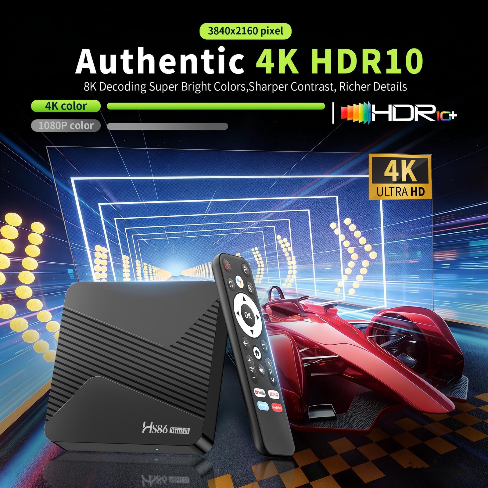 Idealroyal 2026 Android 14 Tv Android 4Gb Ram 32Gb Rom Rk3528A Quad-Core For