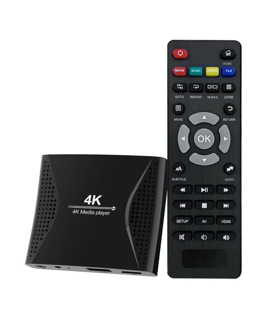 4K Ultra-HD Digital Media Player for USB Drives and MicroSD Cards with 4K HDMI