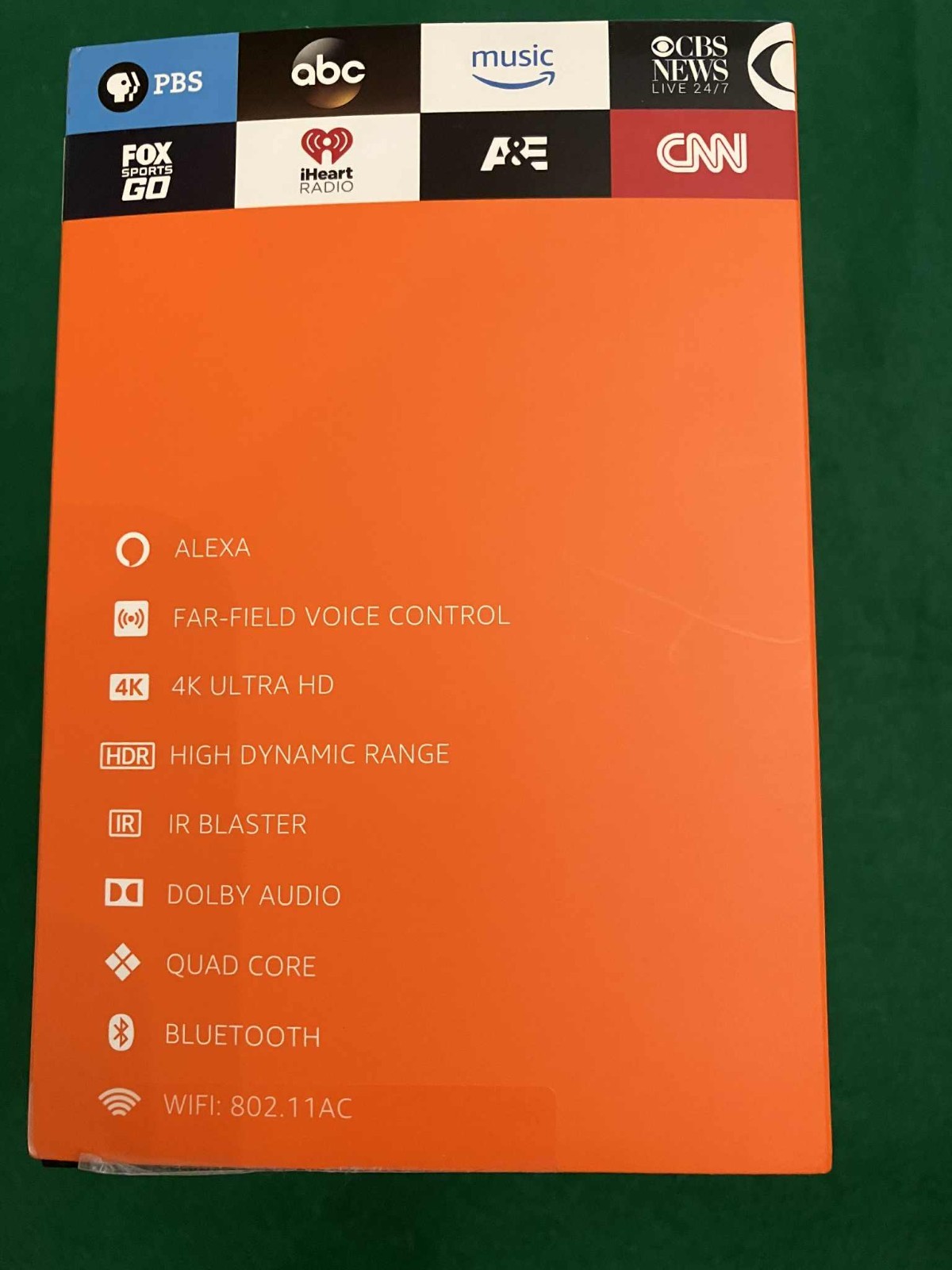 Amazon FireTV Cube HandsFree w/Alexa & 4K Ultra HD Streaming Media Player 1stGen