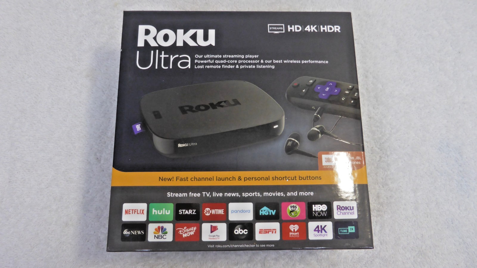 ROKU ULTRA 4K MEDIA STREAMER | 4670R | BLACK