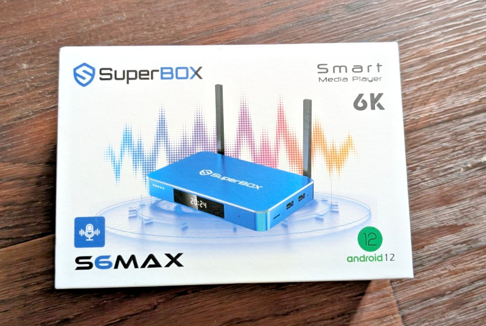 SuperBox S6 Max TV Streaming Box U-HD Smart Media Player 6K