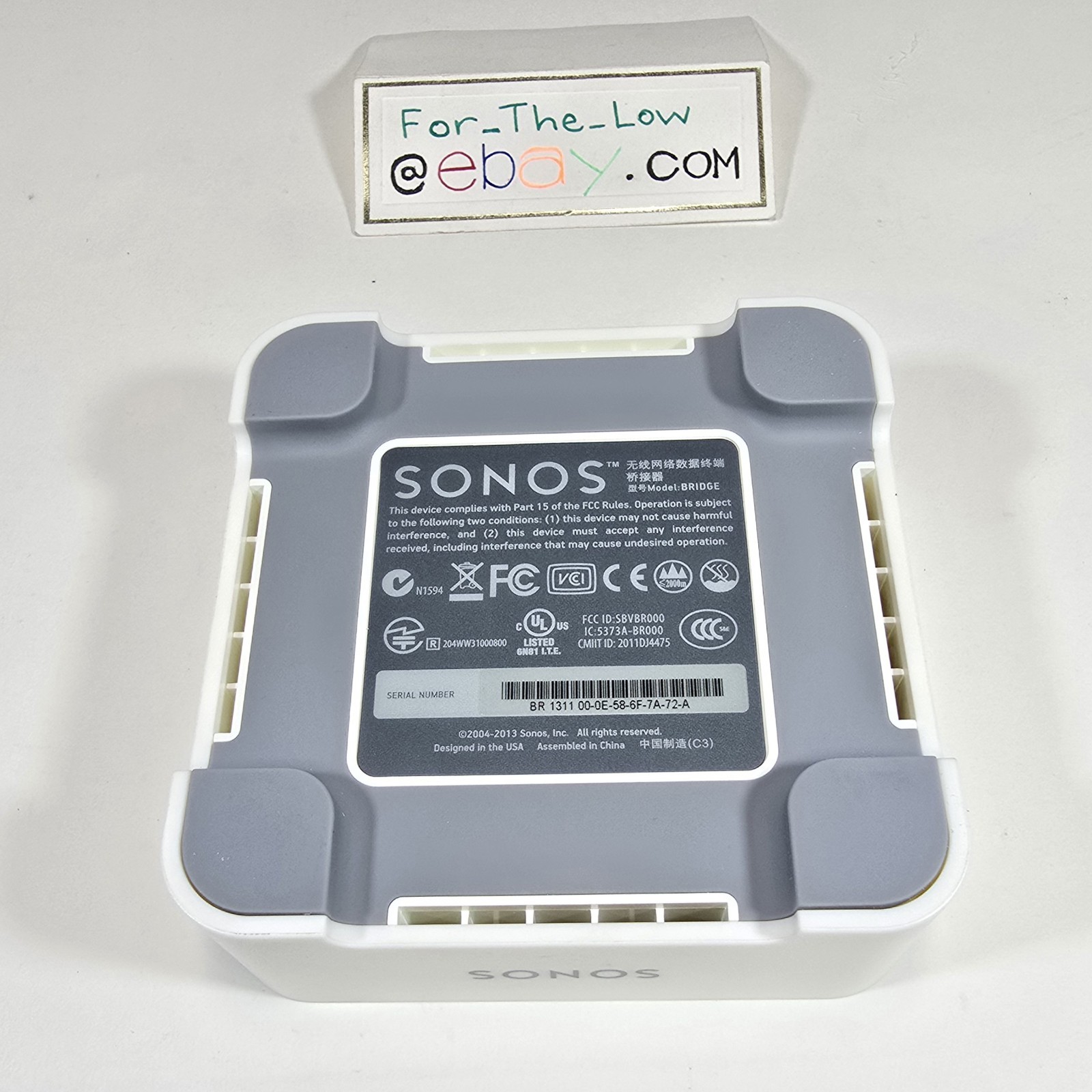 Sonos BRIDGE ‘Wireless Network Adapter’ wirh OEM Power Cord – TESTED & WORKS 💯%