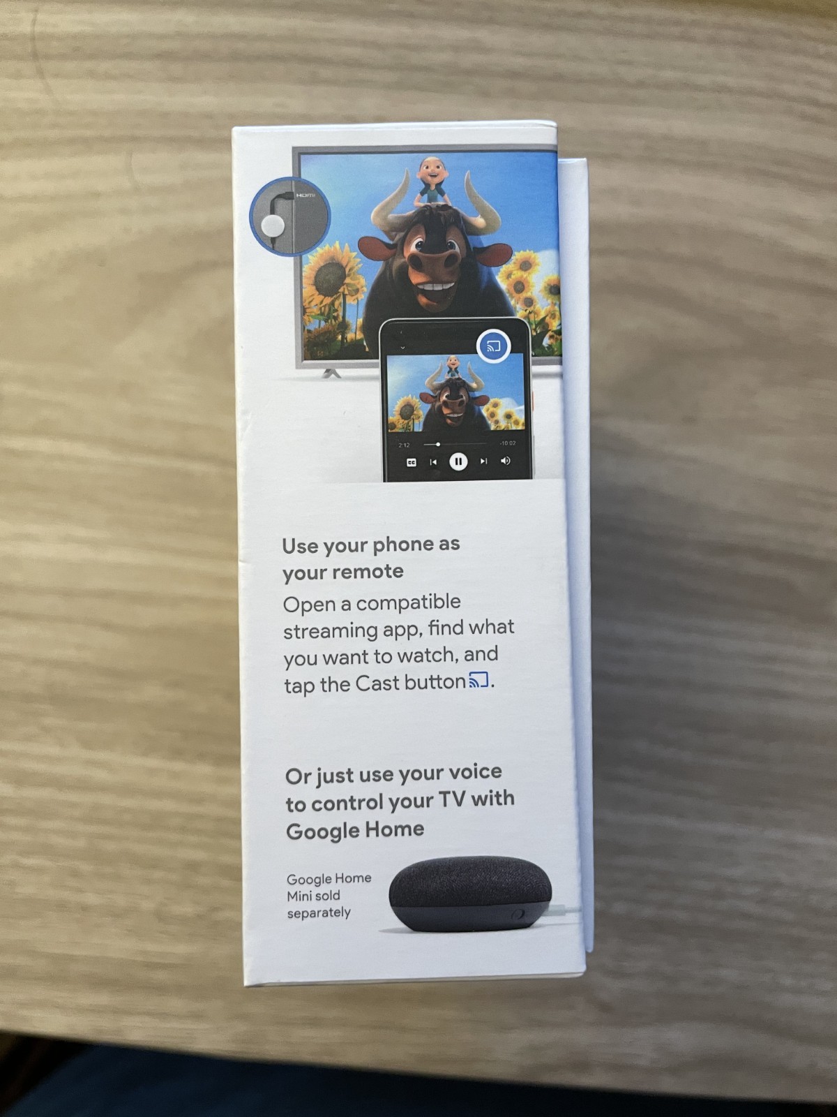 Google Chromecast 3rd Generation Charcoal | GA00439US Chromecast | OPEN BOX