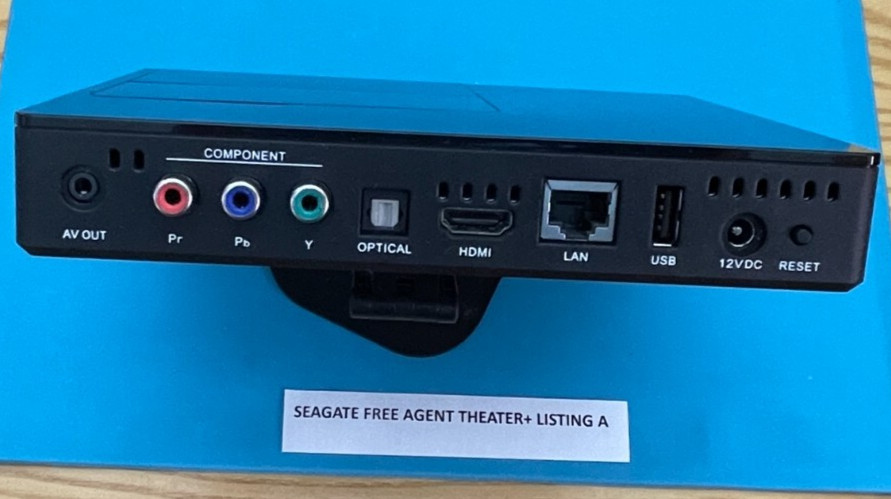 VINTAGE SEAGATE FREE AGENT THEATER+ STCEA201-RK *TESTED SEE DETAILS* LISTING A