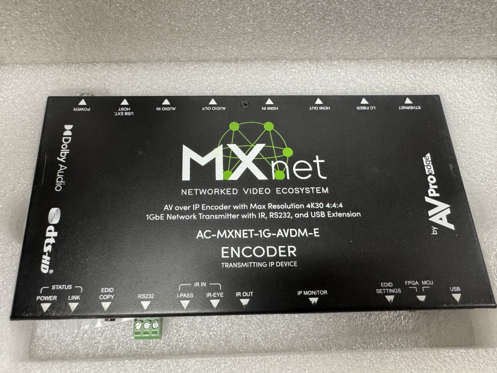 AVPro Edge AC-MXNET-1G-AVDM-E MXNet 1G Downmixing Encoder
