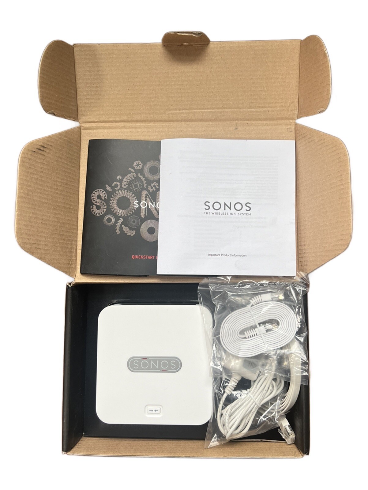 Sonos Bridge White Sonos Wireless Network BRIDGE (sw V4.2) – Open Box 🎵💥