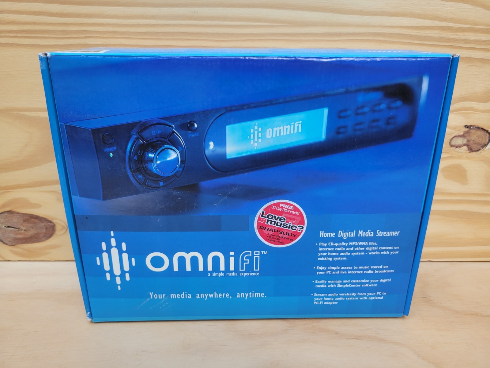 Omnifi DMS1 Wi-Fi Home Digital Media Streamer MP3/WMA Music Digital Media Player