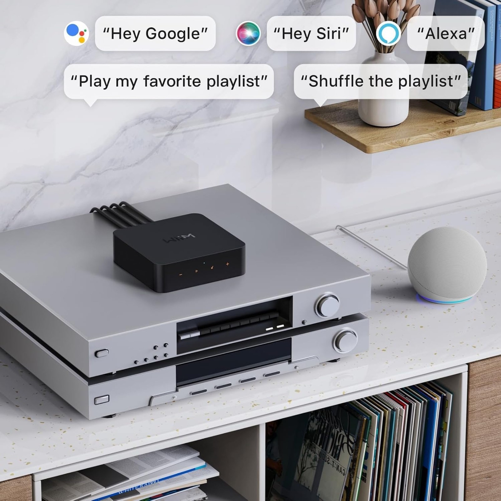 WiiM Pro AirPlay 2 Receiver Google Cast Audio WiFi Multiroom Streamer Hi-Res