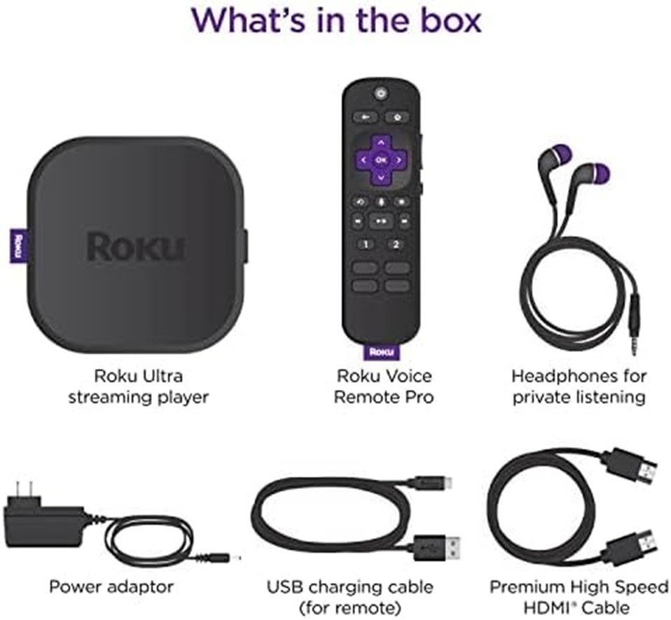 Reproductor Streaming 4K HDR Voz Recargable