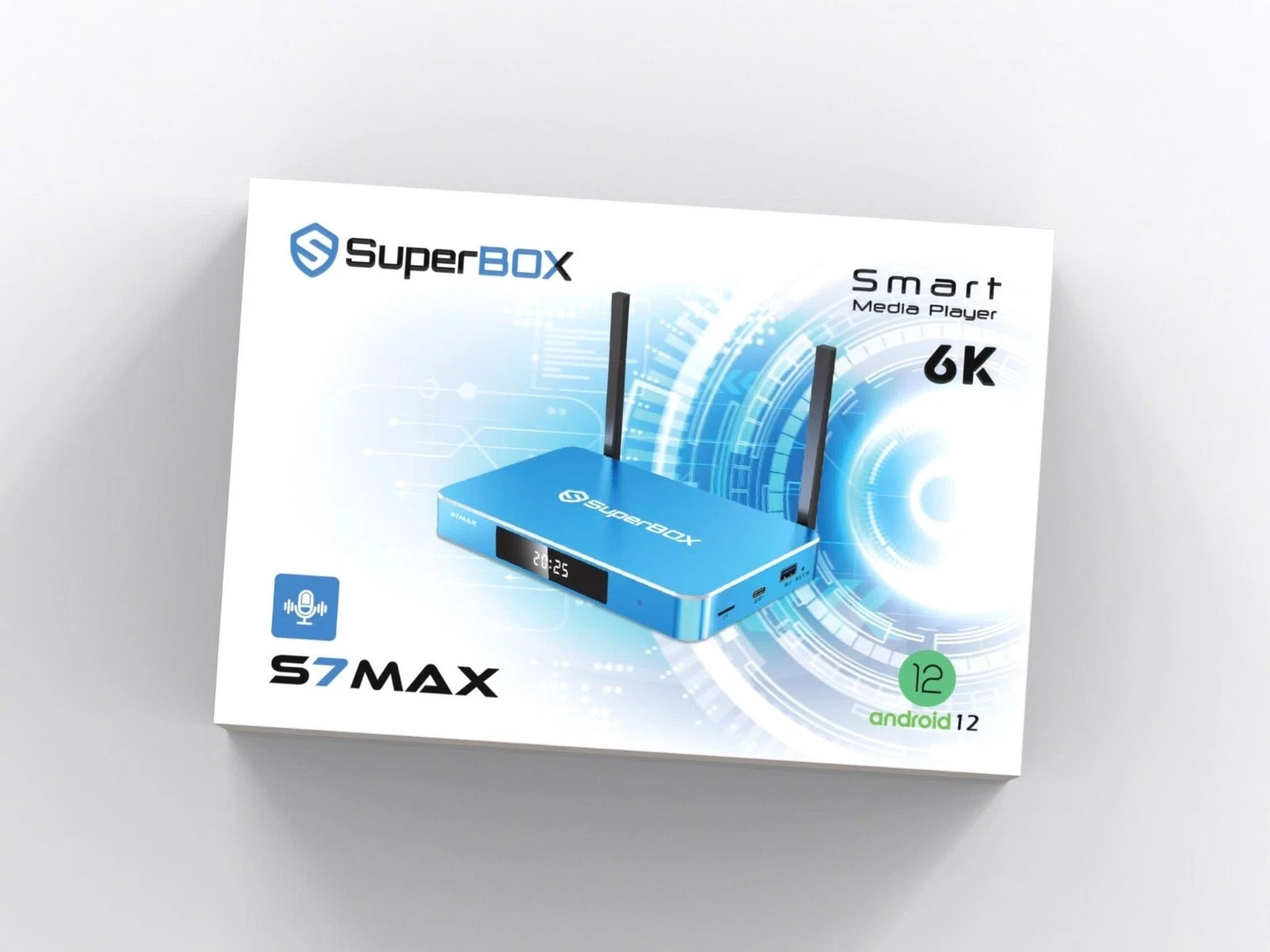 🔥 NEW SUPERBOX S7 MAX + 7 Color QWERTY Keyboard – 6K Android HDTV Box. 🔥