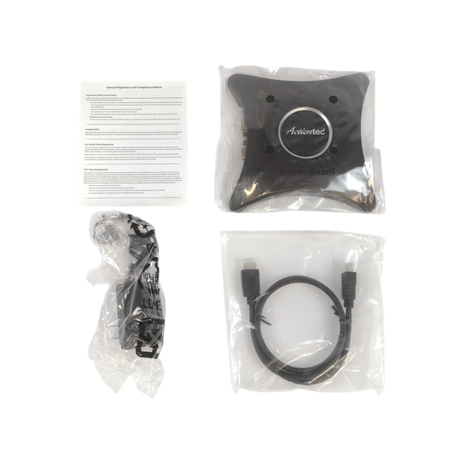 ACTIONTEC SCREENBEAM 960 WIRELESS DISPLAY RECEIVER HDMI VGA MIRACAST NEW