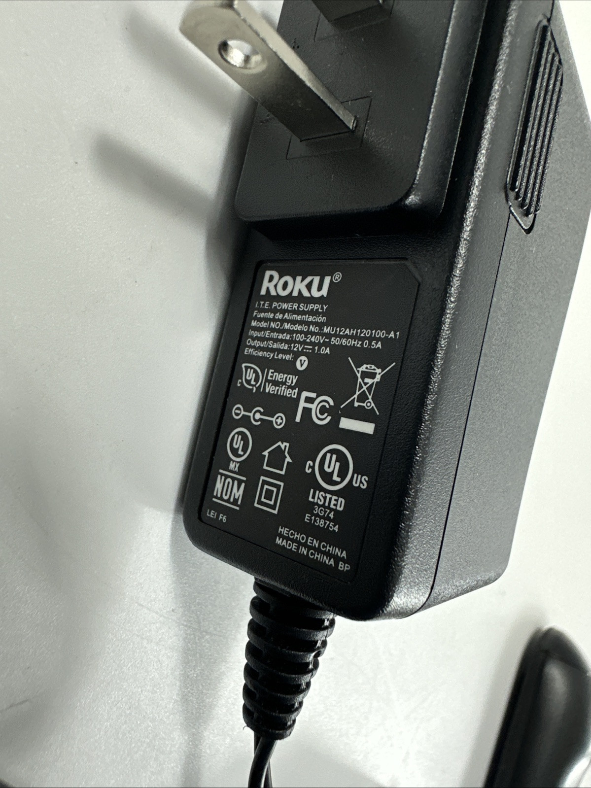 Roku 2 XS 2nd HDMI Ethernt Media Streamer 3050X Remote Power Adapter