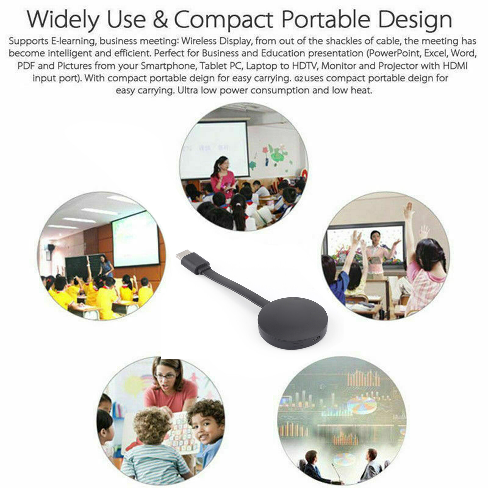 1080P G2 TV Stick Dongle Crome Cast HD TV WiFi Wireless Receiver