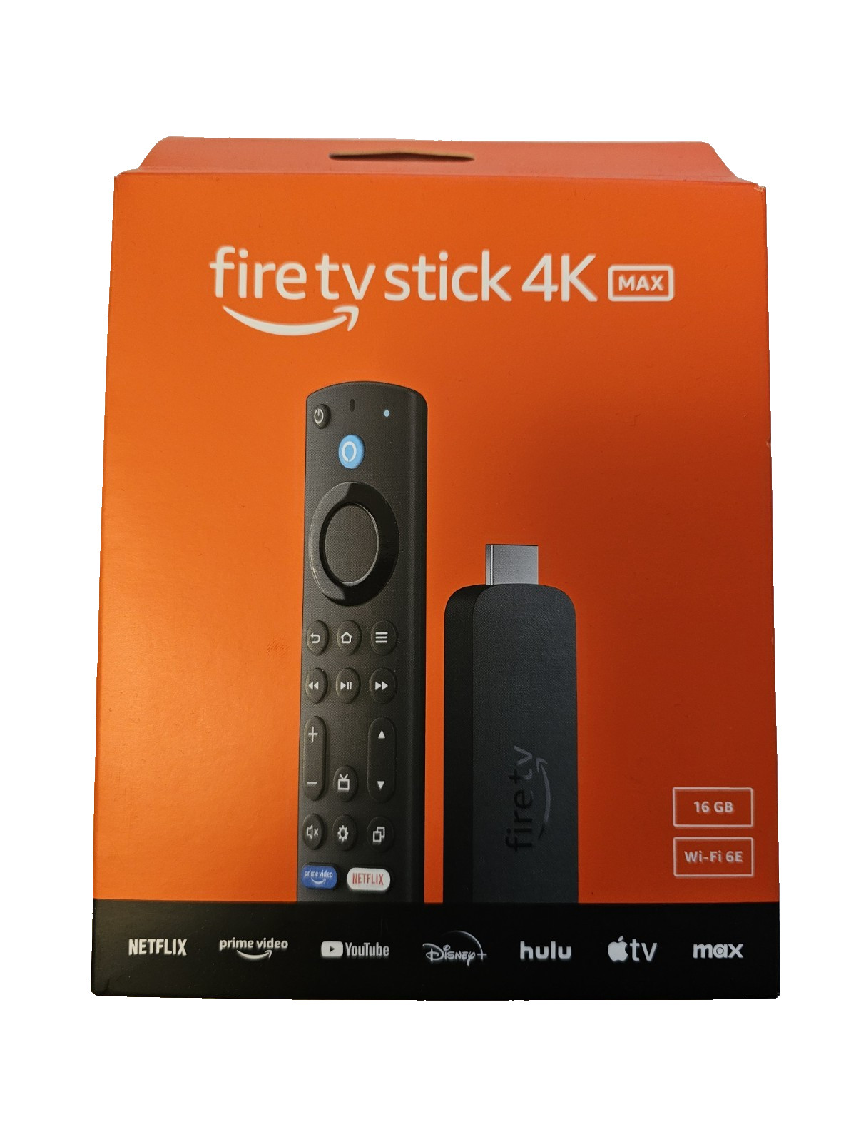 [NEW IN BOX] Amazon Fire TV Stick 4K Max Media Streaming Device Wi-Fi 6E 16 GB