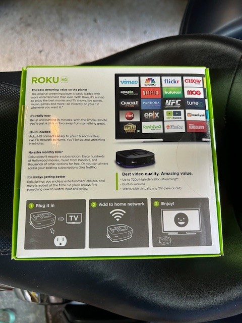 Roku Streaming Player – HD Roku Streaming Device for TV 720p video-wireless