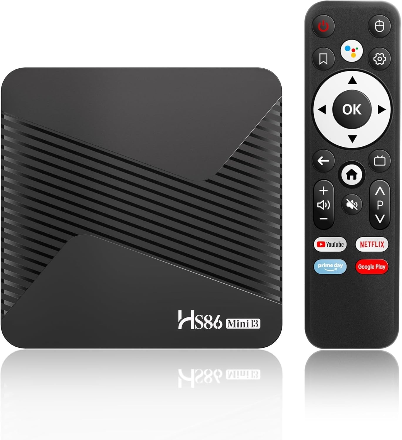 Compact Android 14.0 TV Box HS86 MINI13 – 4GB RAM, 32GB Storage, 4K Streaming