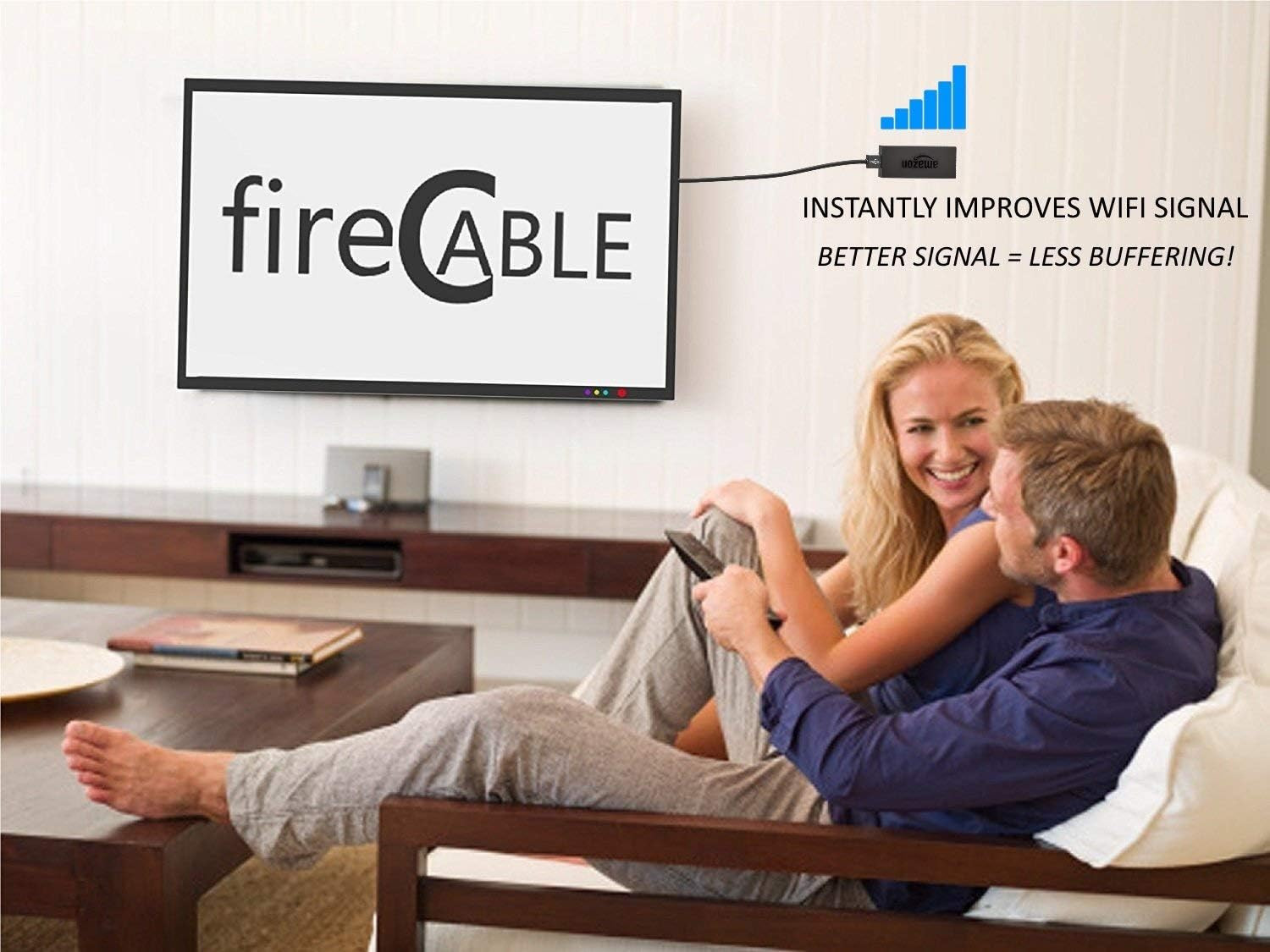 Firecable HDMI Extender (Wifi Signal Booster) for Streaming Media Players