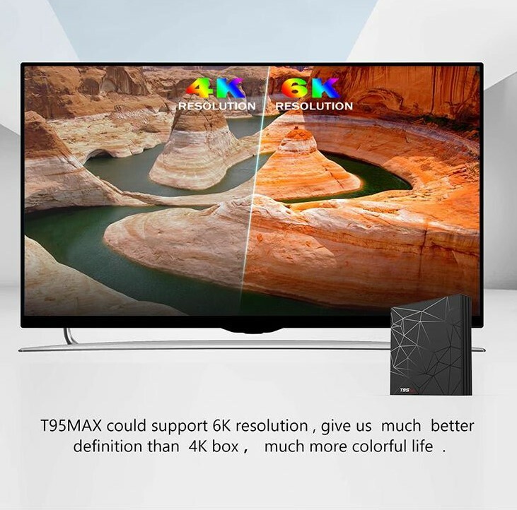TV Box Allwinner H6 T95 Max (4 GB RAM & 32 GB ROM) 6K 4K HD (Android 9.0)