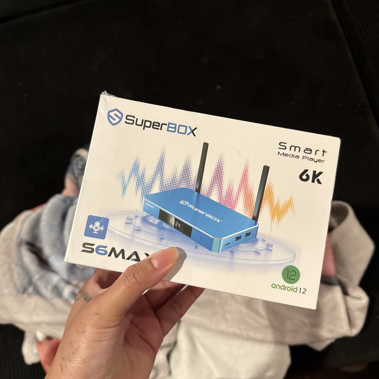 NEW SuperBox S6 Max 6K Smart Media Wi-Fi 6 Blue Edition