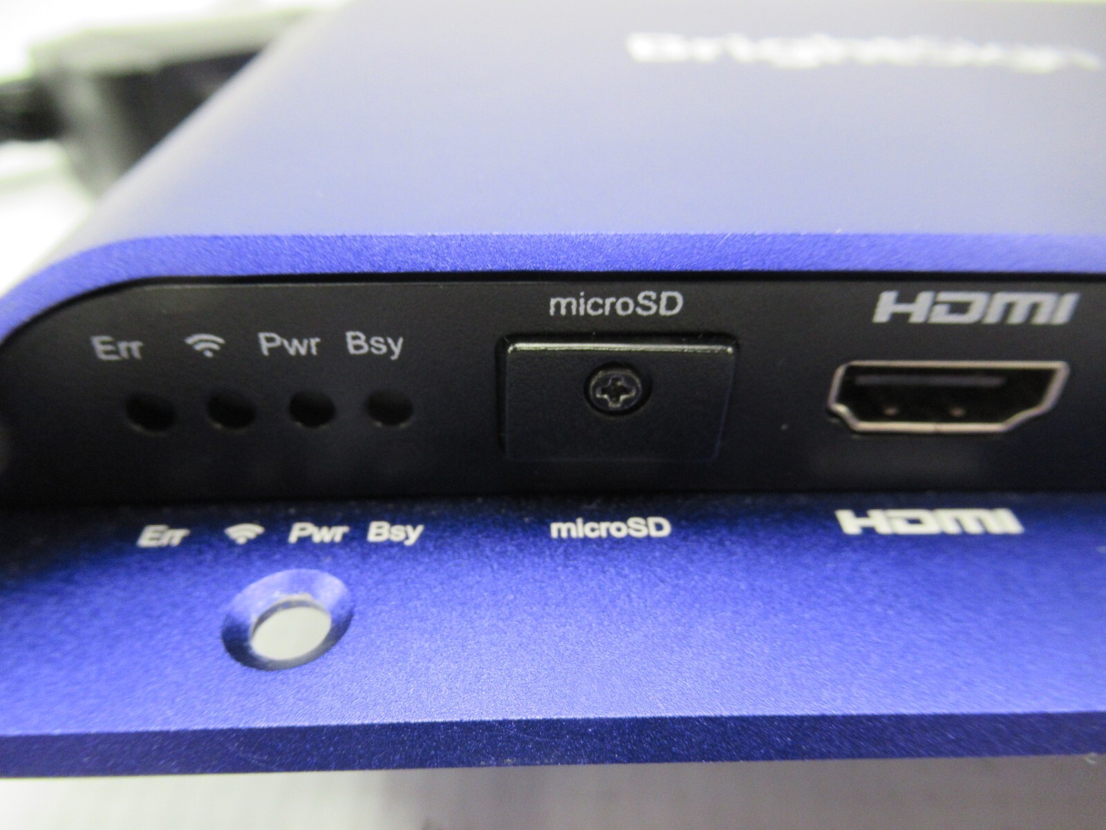 Brightsign HD223 Standard I/O Player HDMI 16GB MicroSD GPIO Gigabit NIC w/AC