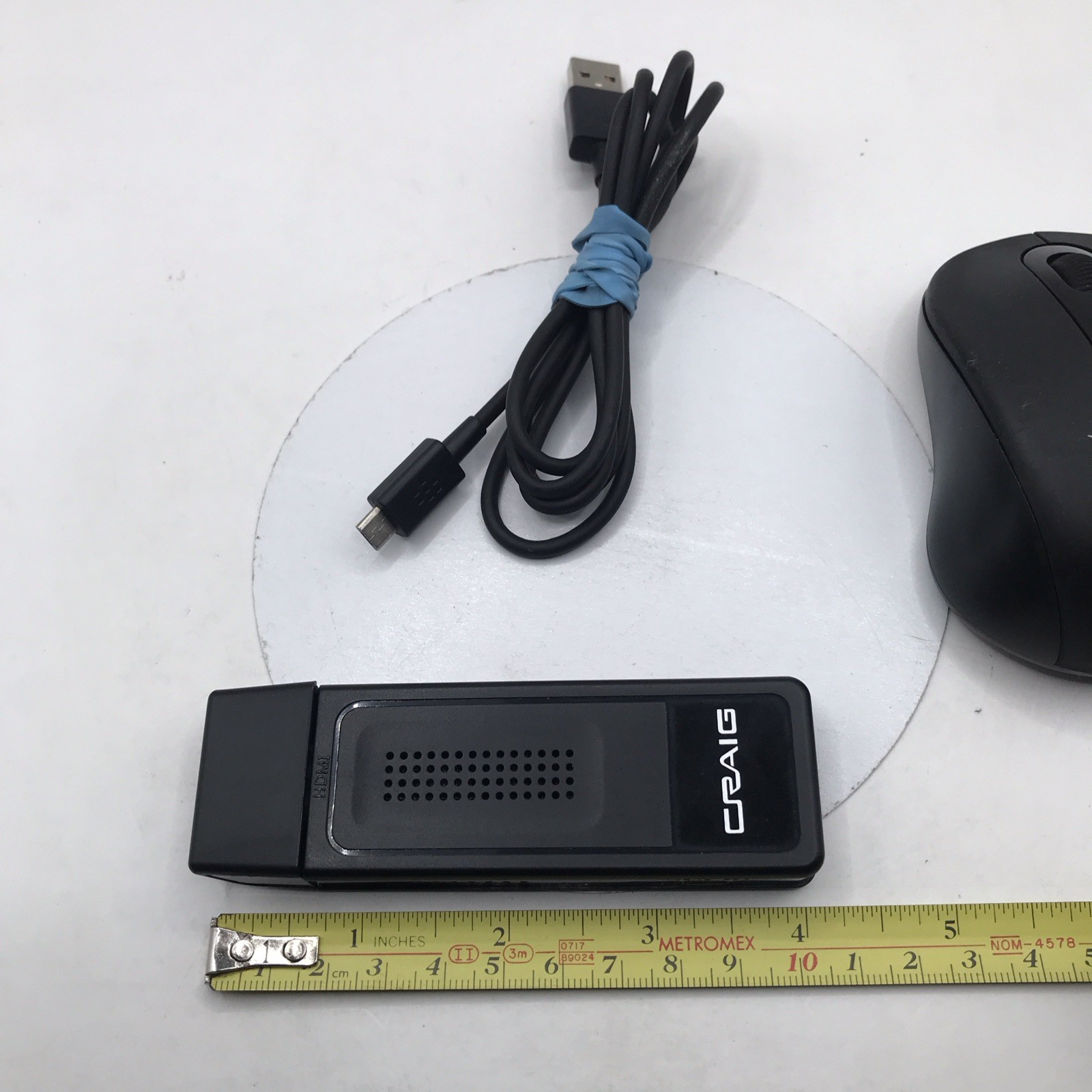 Craig CVD601 Android Media Streamer 1080p Wi-Fi HDMI w/ Mouse & USB Cable