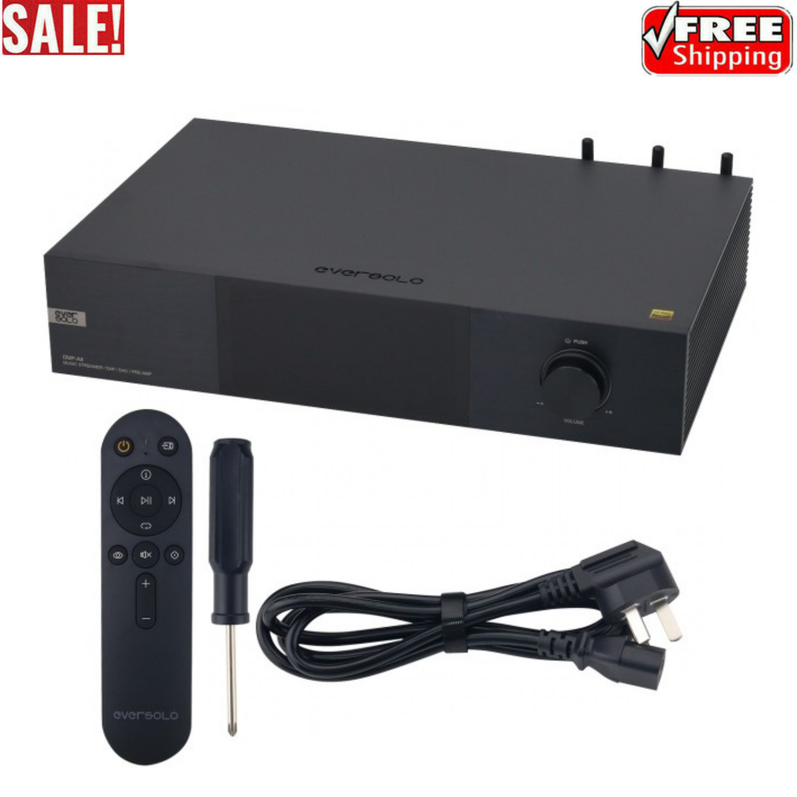 Eversolo DMP-A8 4G+64G Music Streamer DAC QCC5125 Bluetooth 5.0 Receiver 16W
