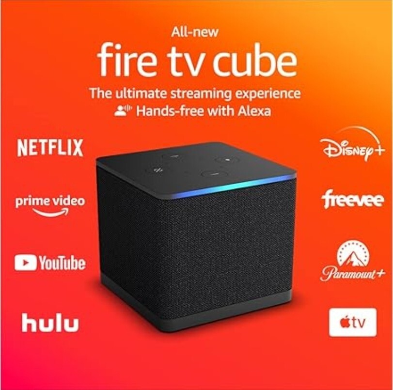 🔥 Amazon Fire TV Cube 3rd Gen. Media Streamer Wi-Fi 6E NEW Factory Sealed (NAP)