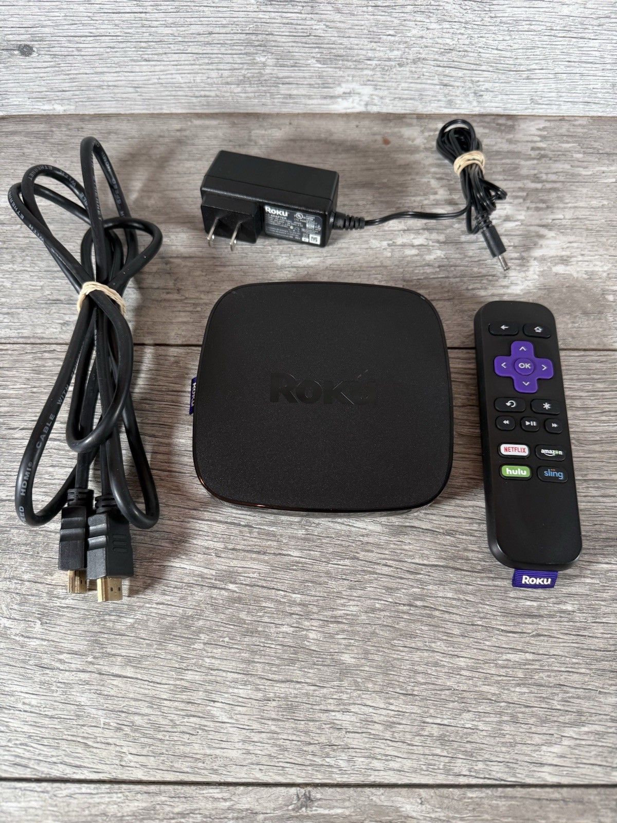 Roku Premiere 4K Media Streamer 4620X W/ AC Adapter and Remote