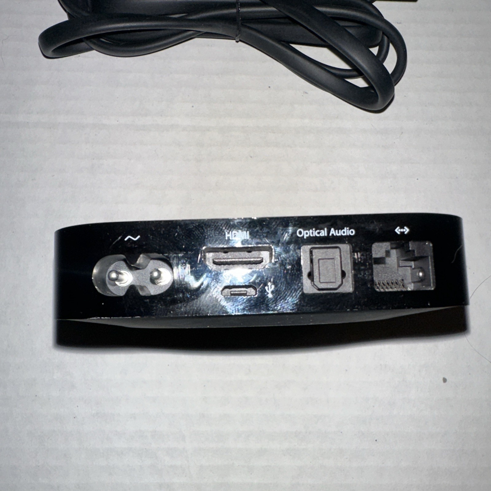 Apple TV 2nd Generation Model: A1378 HD 720p Streamer Black No Remote